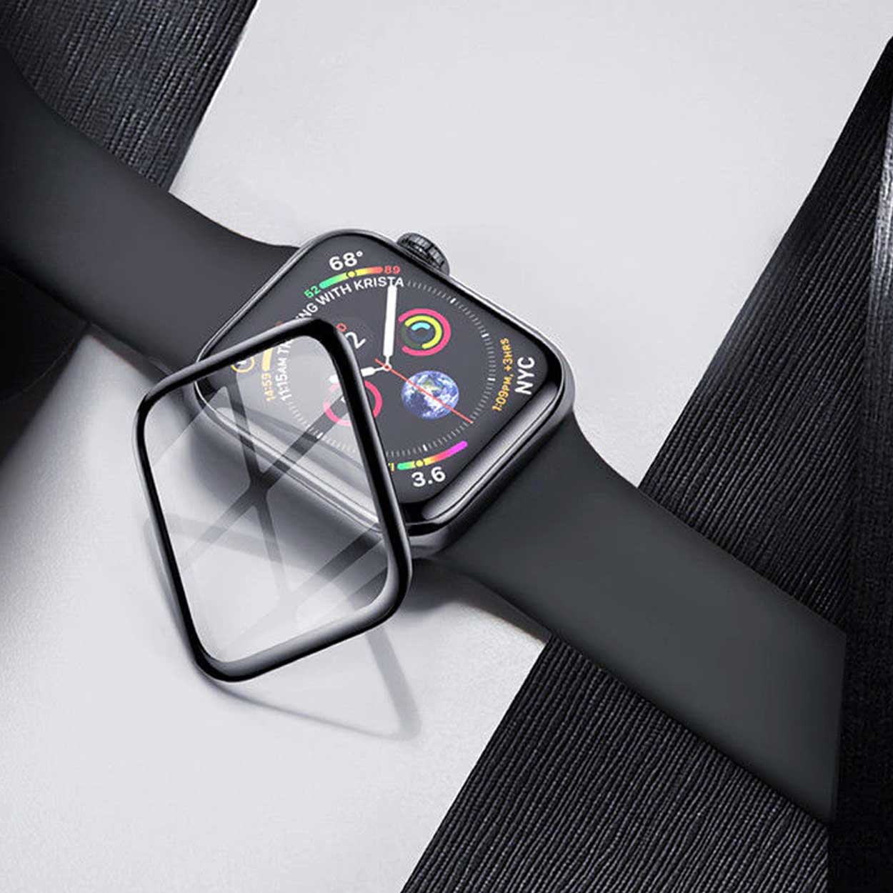 Apple watch 7/8 41mm skärmskydd 3d curve displayskydd