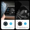 Magnet mobilhållare till bilen ventilationsgaller bilhållare svart