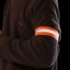2-pack reflexarmband reflexer kardborre neon gul