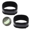 2-pack Reflexarmband Reflexer Kardborre Svart