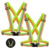 2-pack Reflexväst Reflexsele För Löpning Och Cykling