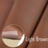 Självhäftande skinn fix repair dekor patch för soffa svart 35*137