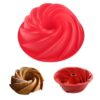 Spiral Bakform Sockerkaksform Tårtform Silikon