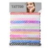 12-pack trendiga färgglada choker halsband stretch spets lace