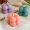 Diy stearinljus mini kub - ljusform 4cm