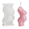 Ljusform stearinljus gravid kvinna 3d 9cm