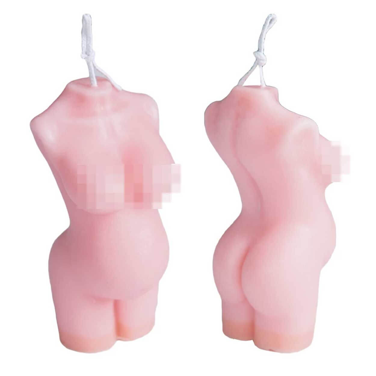 Ljusform stearinljus gravid kvinna 3d 9cm