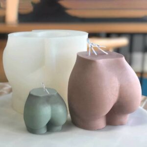 Stearinljus Form 3d Rumpa 6cm