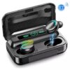 Tws f9-5 helt trådlösa in-ear hörlurar super laddfodral