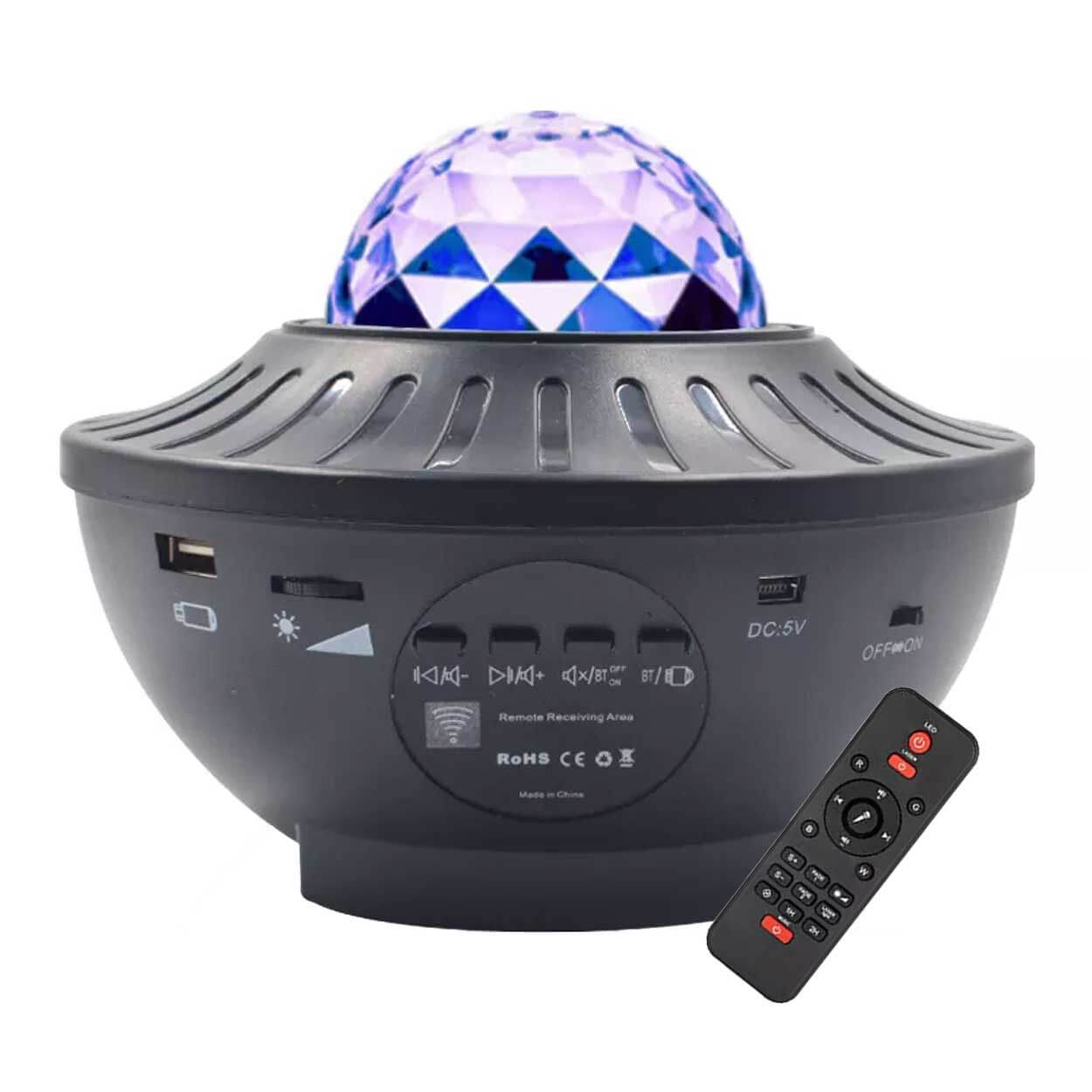 Galaxy lamp stjärnprojektor | bluetooth högtalare | fjärrkontroll