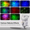 Galaxy lampa - nebula stjärnprojektor med fjärrkontroll