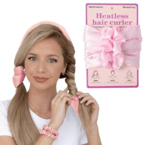 Mjuk Värmelös Locktång Konstsilke - Skonsamt Lockigt Hår Utan Värme - Hair Curler