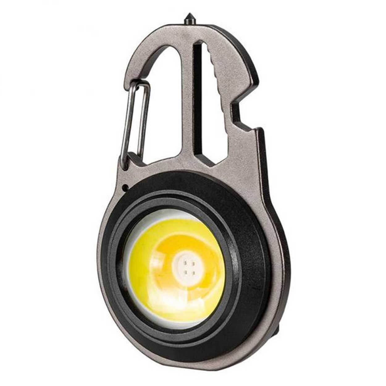 Led ficklampa nyckelring med multiverktyg