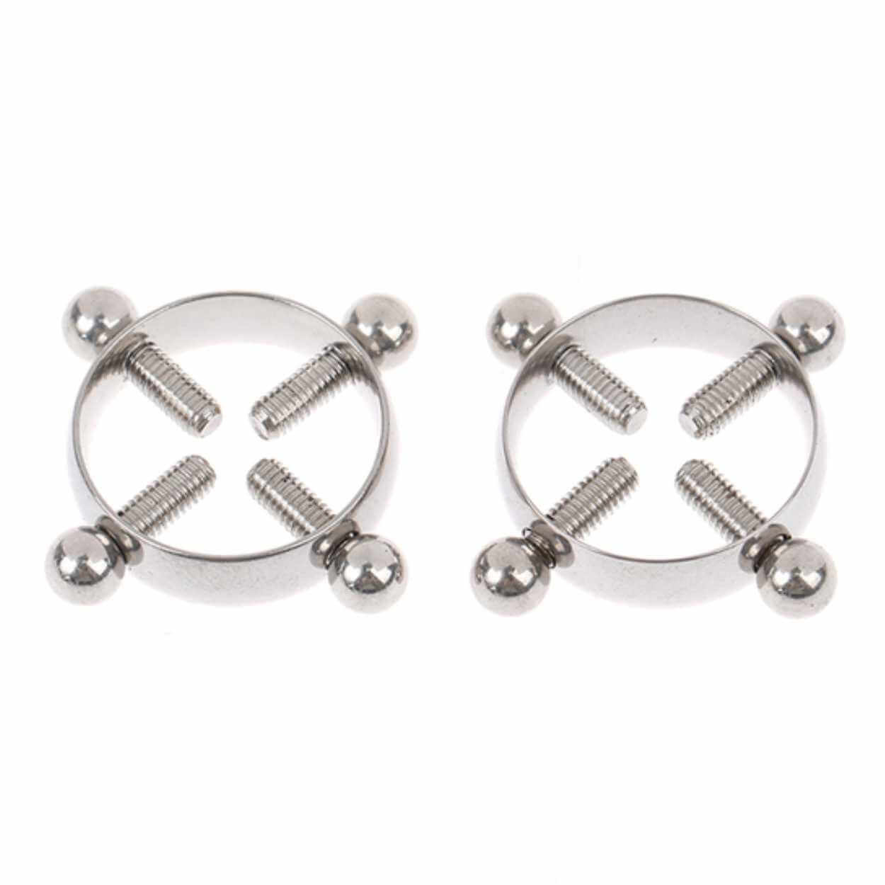 Fake bröstpiercing utan hål nipple piercing bröstvårta svart