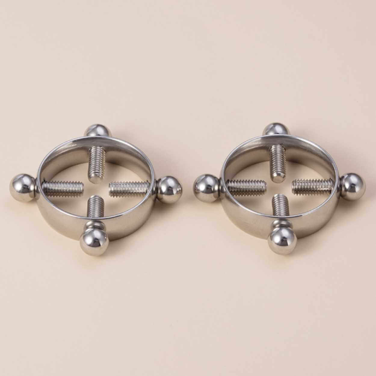 Fake bröstpiercing utan hål nipple piercing bröstvårta svart