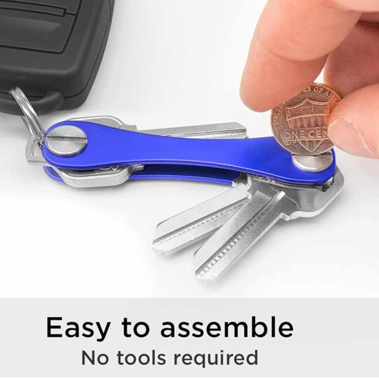 Key organizer nyckelhållare nyckelring svart