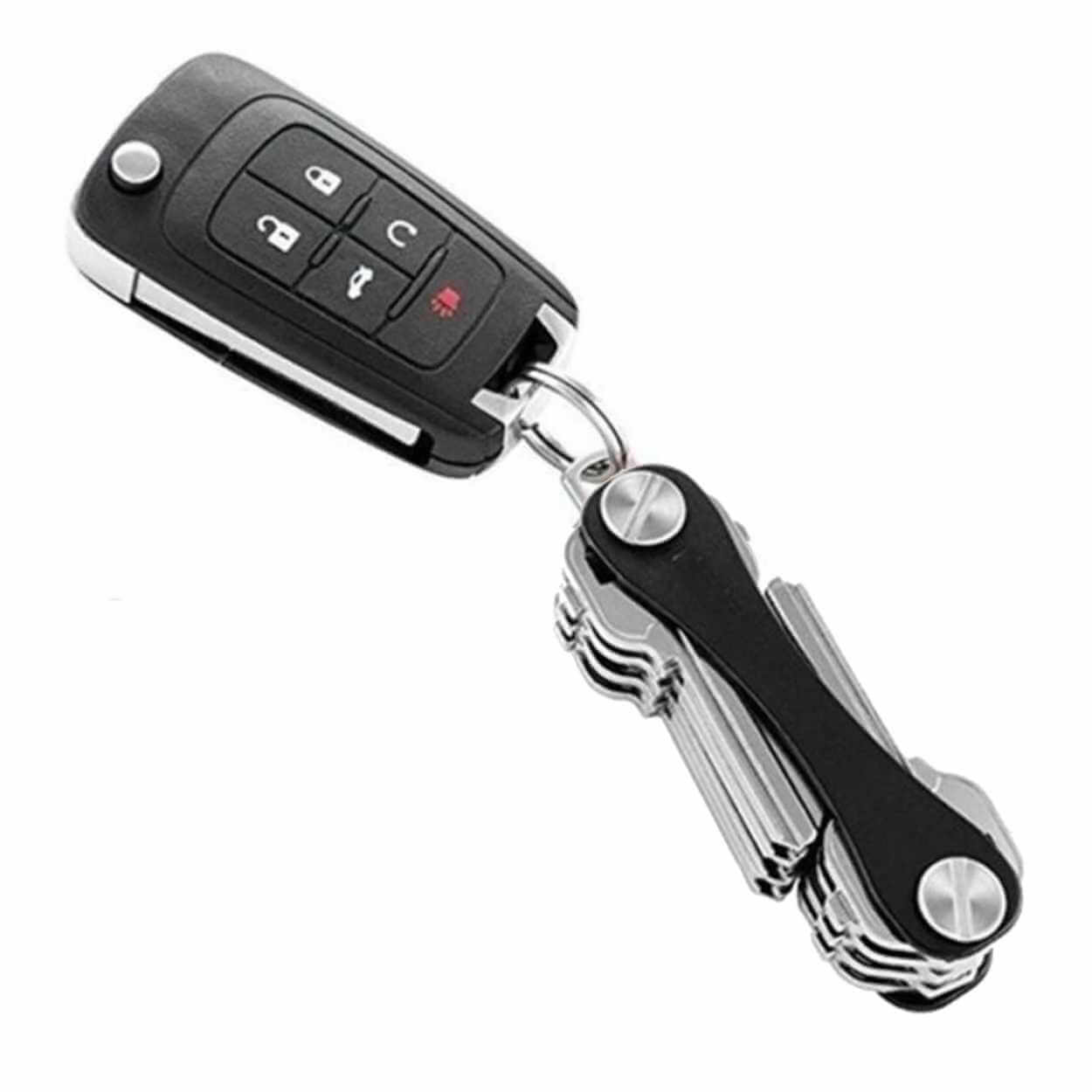 Key organizer nyckelhållare nyckelring svart