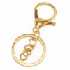 Nyckelring Kedja Metall Guld