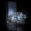 1m mini led ljusslinga batteridriven kall vit