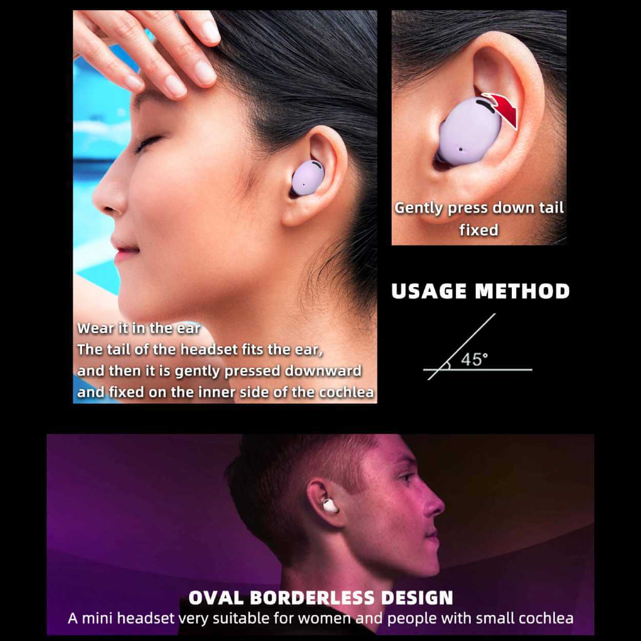 C9 pro trådlösa bluetooth hörlurar tws 5. 3 vit