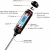Digital kökstermometer för mat, bbq & vätskor stektermometer
