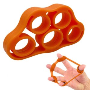 Fingertränare silikon - handleds- och grepptränare 5kg orange