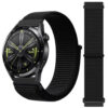 Galaxy Watch 4/5 Armband 20mm Nylon Kardborre Svart