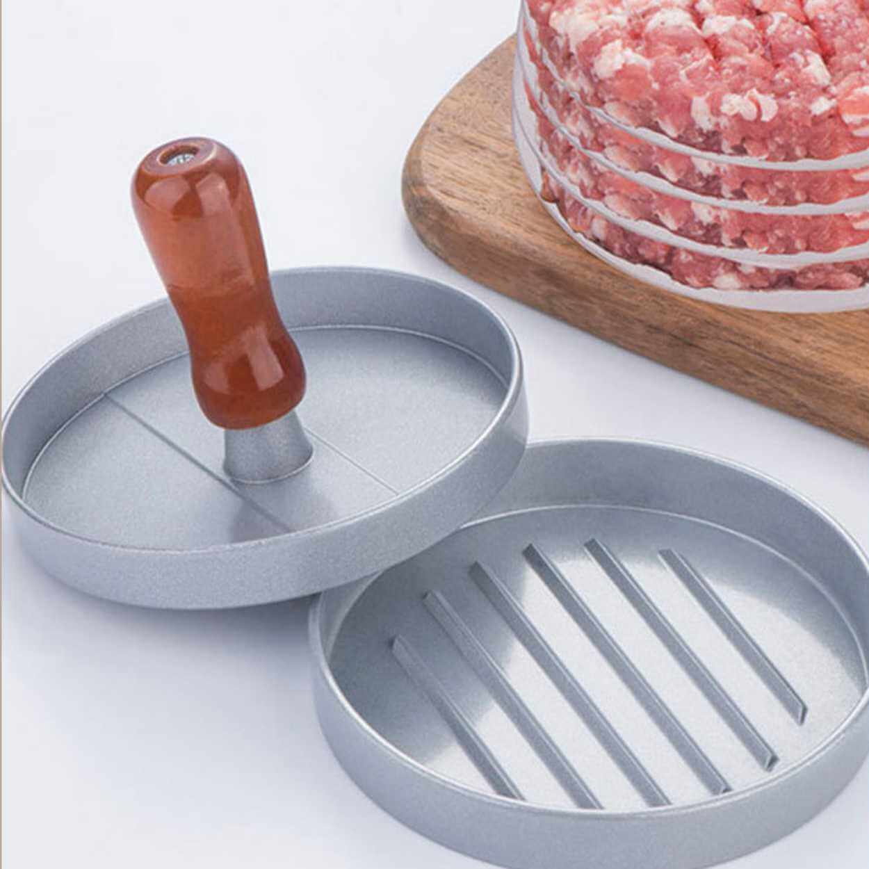 Hamburgerform hamburgerpress för perfekta burgare