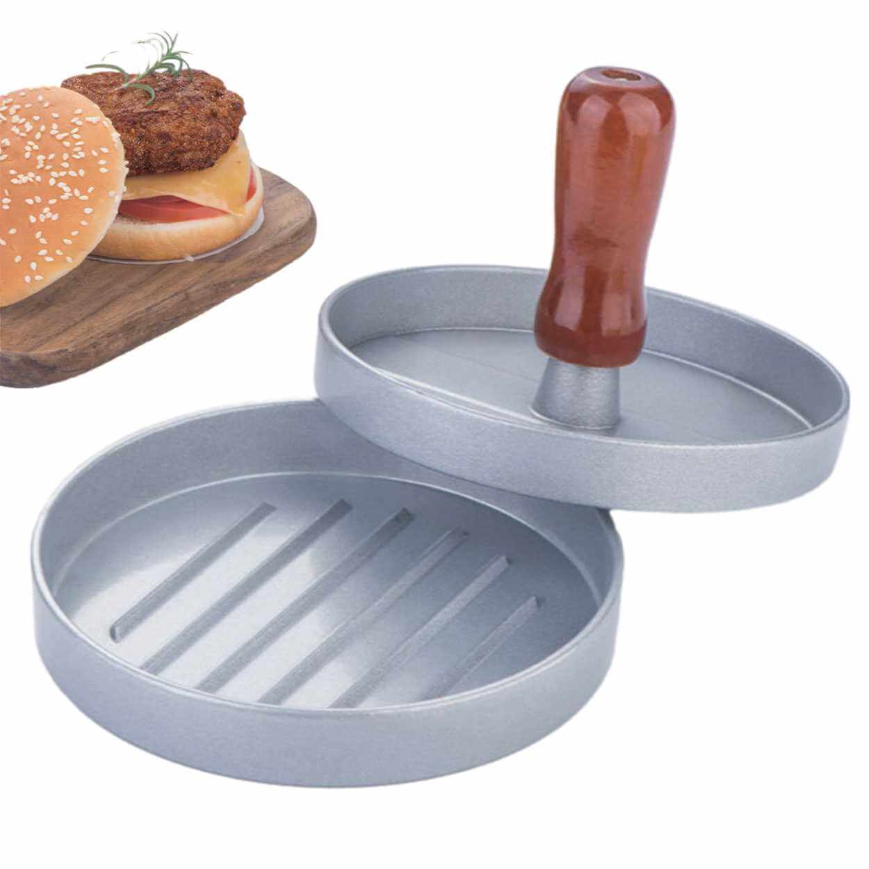 Hamburgerform hamburgerpress för perfekta burgare
