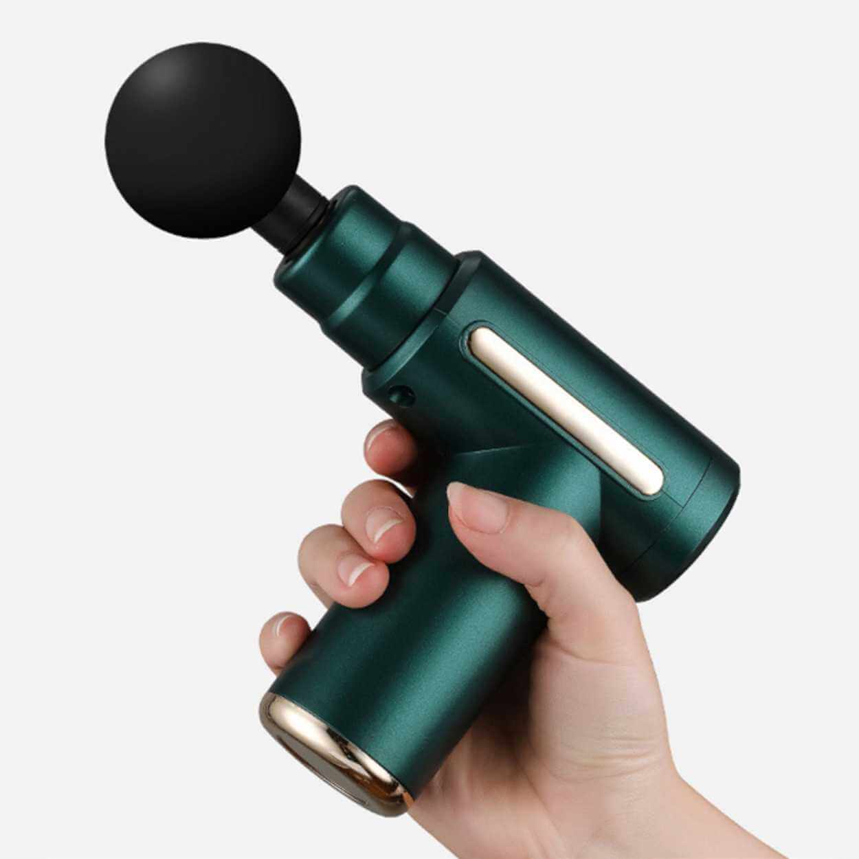 Mini massagepistol med usb-c ultraportabel - 1 huvud svart