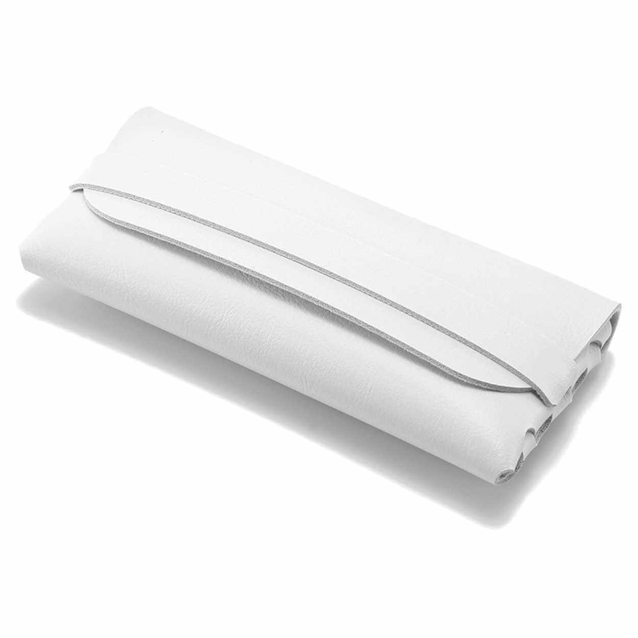 Modernt glasögonfodral pu-läder vit