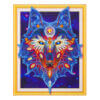 Stor lyxig 5d diamond painting diamantmålning varg 47x57