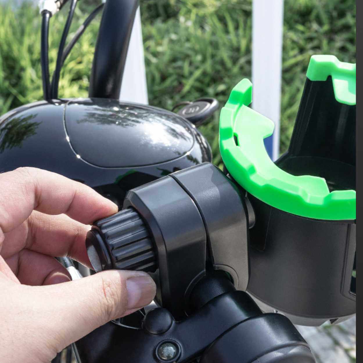 Cykel mobilhållare och flaskhållare - mobil och flaska