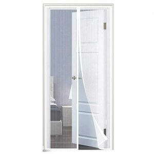 Magnetiskt Myggnät För Dörr - Myggnätsdörr Med Magnet 210x100cm Vit