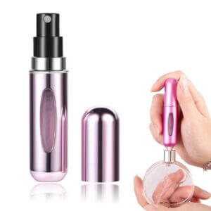 Mini Refill Parfymflaska - Påfyllningsbar Resebehållare 5ml Rosa