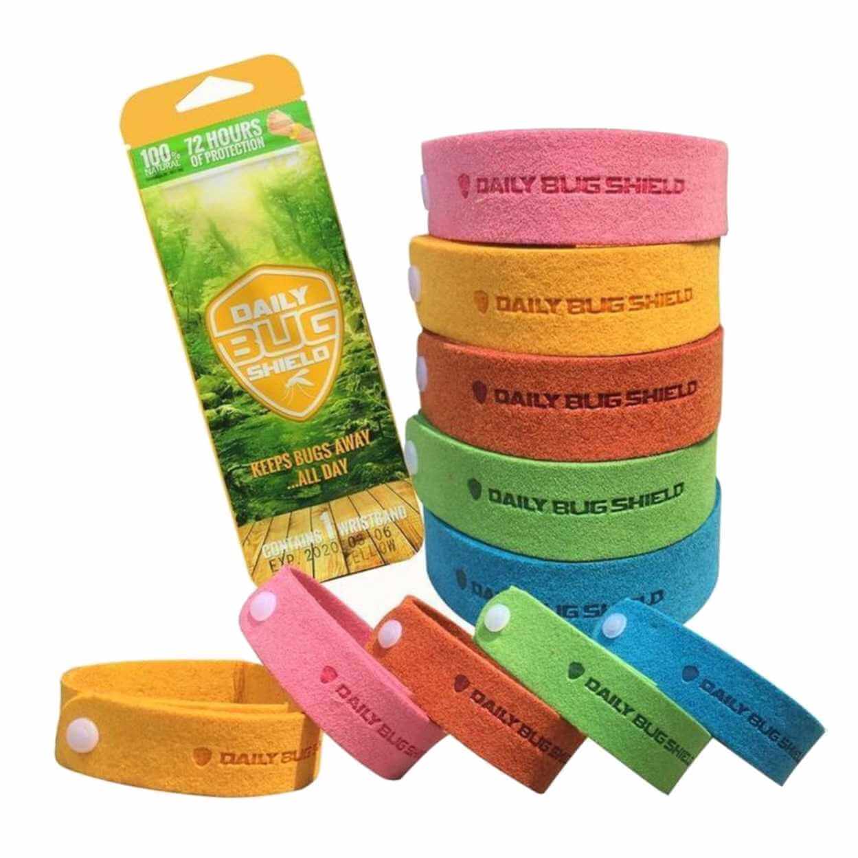 5-pack myggarmband naturligt anti mygg