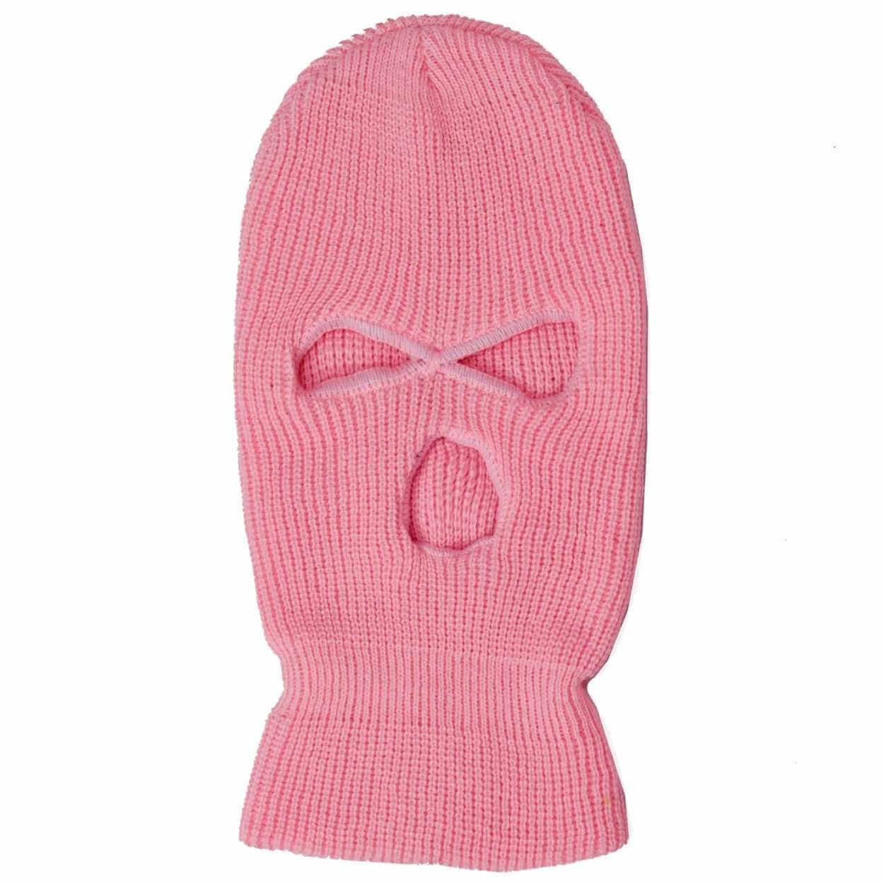 Balaklava skidmask rånarluva rosa