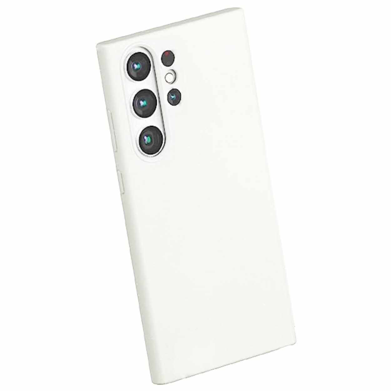 Galaxy s23 ultra skal silikon vit