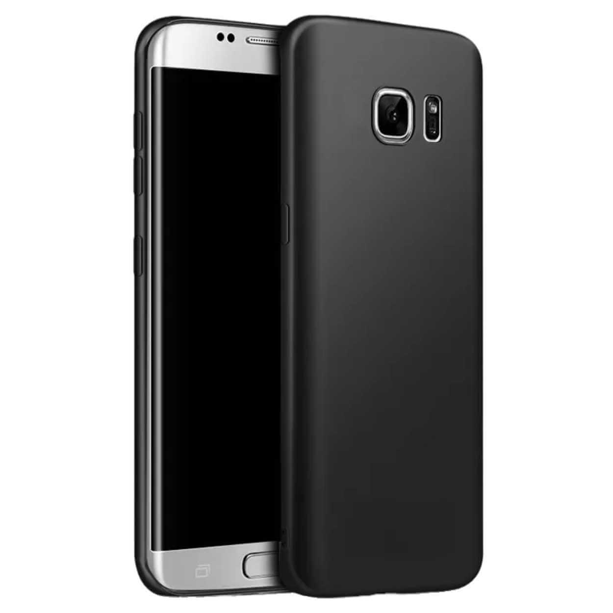 Tunt galaxy s7 skal silikon svart