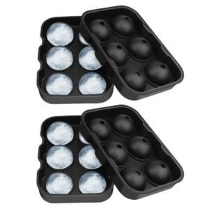 2-pack 6 runda isbitar silikon isform iskulor