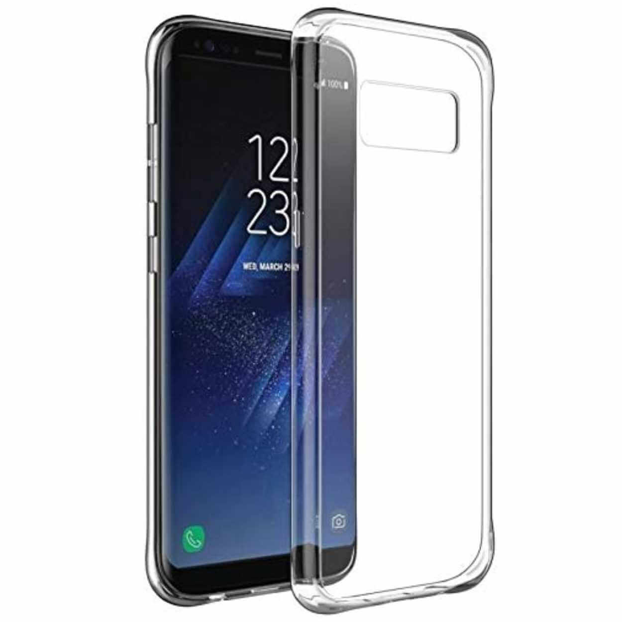 Samsung galaxy s8 plus skal silikon genomskinligt