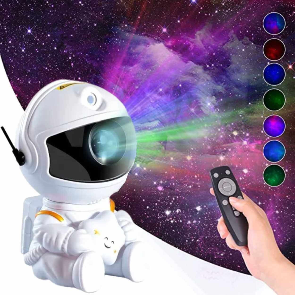 Galaxy projektor nebula effekt - stjärnprojektor med fjärrkontroll