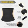 Free size waist shaper midjetränare 4m svart