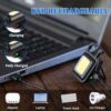 Led ficklampa - survival karbinhake nyckelring