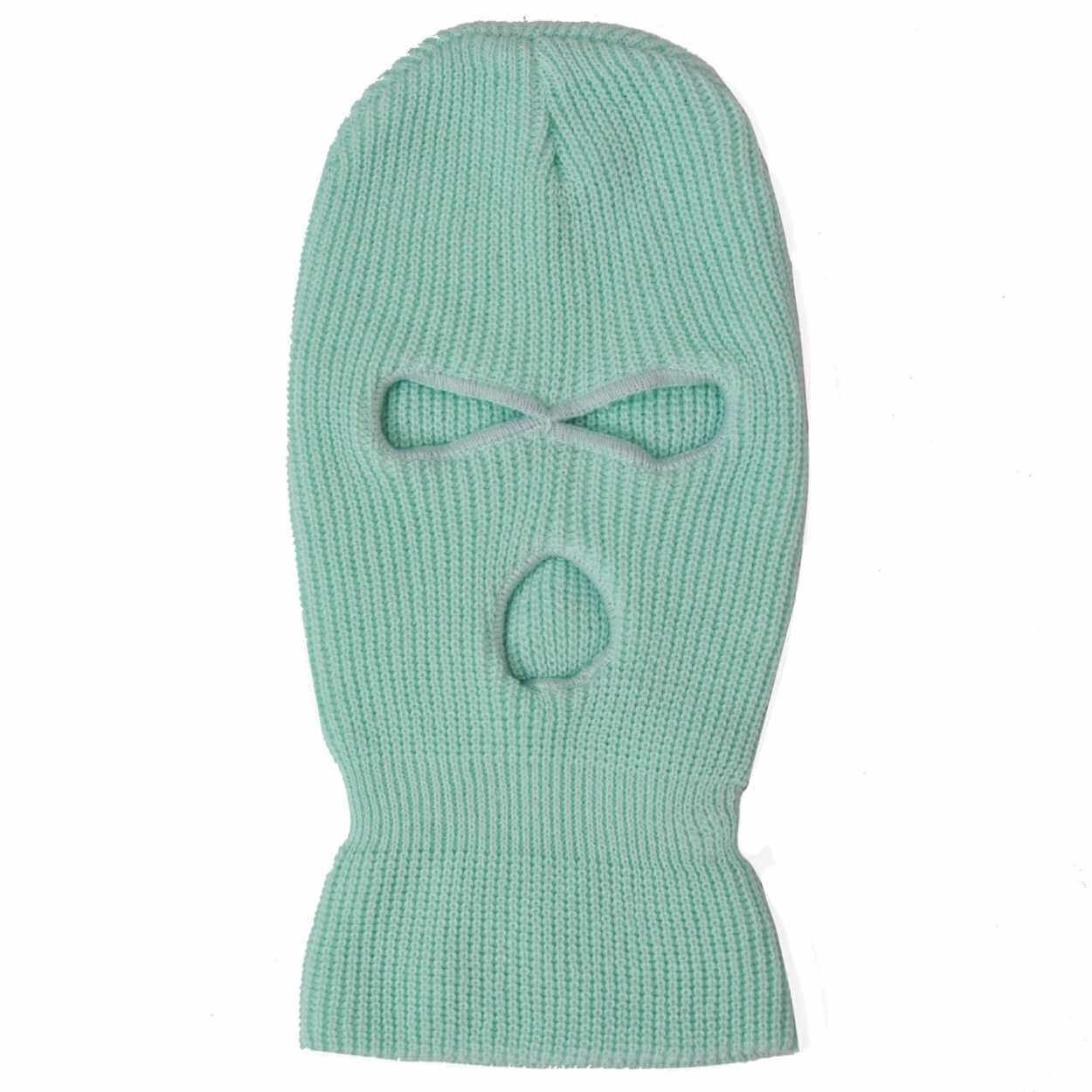 Balaklava skidmask rånarluva turkos blå