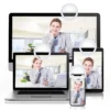 Clip-on selfie lampa för smartphone led ring light