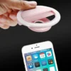 Clip-on selfie lampa för smartphone led ring light