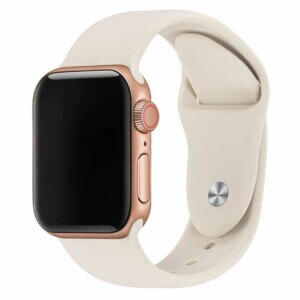 Apple Watch 38/40 1/2/3/4/5/6/se Silikonarmband Beige