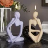 Silikon ljusform diy stearinljus ihålig kropp