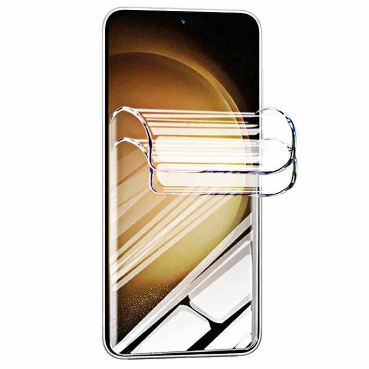 2-pack galaxy s21 plus heltäckande skärmskydd nanoedge